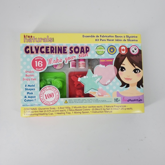 Kiss Naturals DIY Lip Balm  and Glycerine Soap Making Kit Kids DIY Crafts NEW - Picture 6 of 9